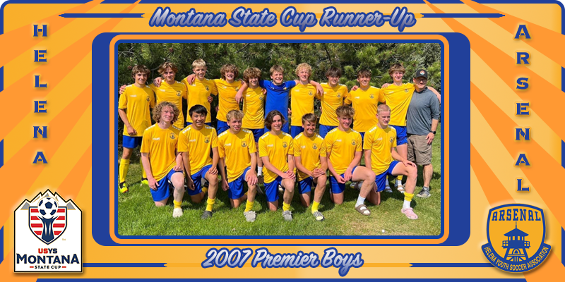 2023 2007 boys Presidents Cup Runner Up